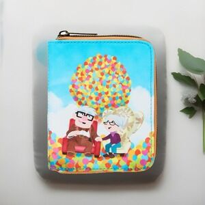 Loungefly Disney Pixar Up Wallet Carl Ellie Balloons Zip Around New